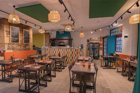 Peinture Décoration d'une pizzéria à Nantes - Boulfray Nantes